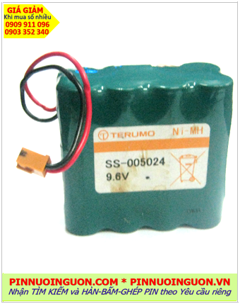 NiMh 9.6v 2200mAh; Pin thiết bị Y Tế NiMh sạc 9.6V AA2200mAh chính hãng | Có sẳn hàng-Bảo hành 6 tháng